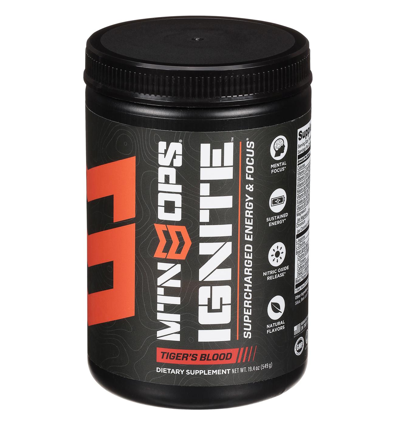 MTN OPS Ignite Energy Drink Mix - Tigers Blood; image 1 of 2