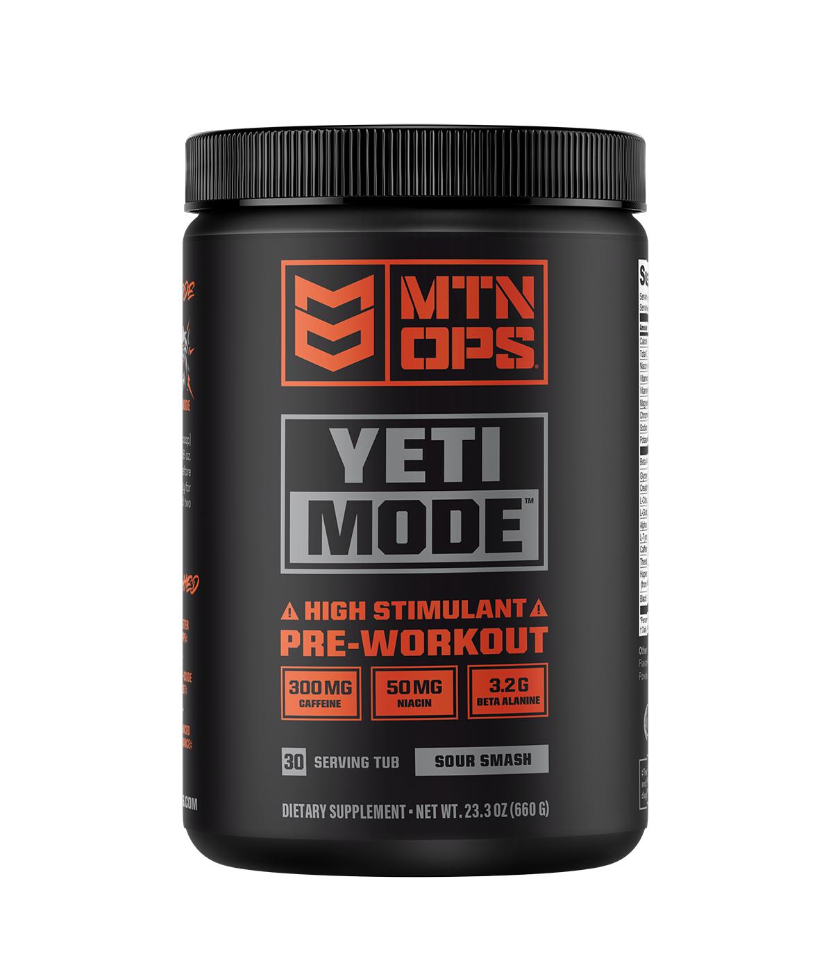 MTN OPS Yeti Mode PreWorkout Sour Smash Shop Diet & fitness at HEB