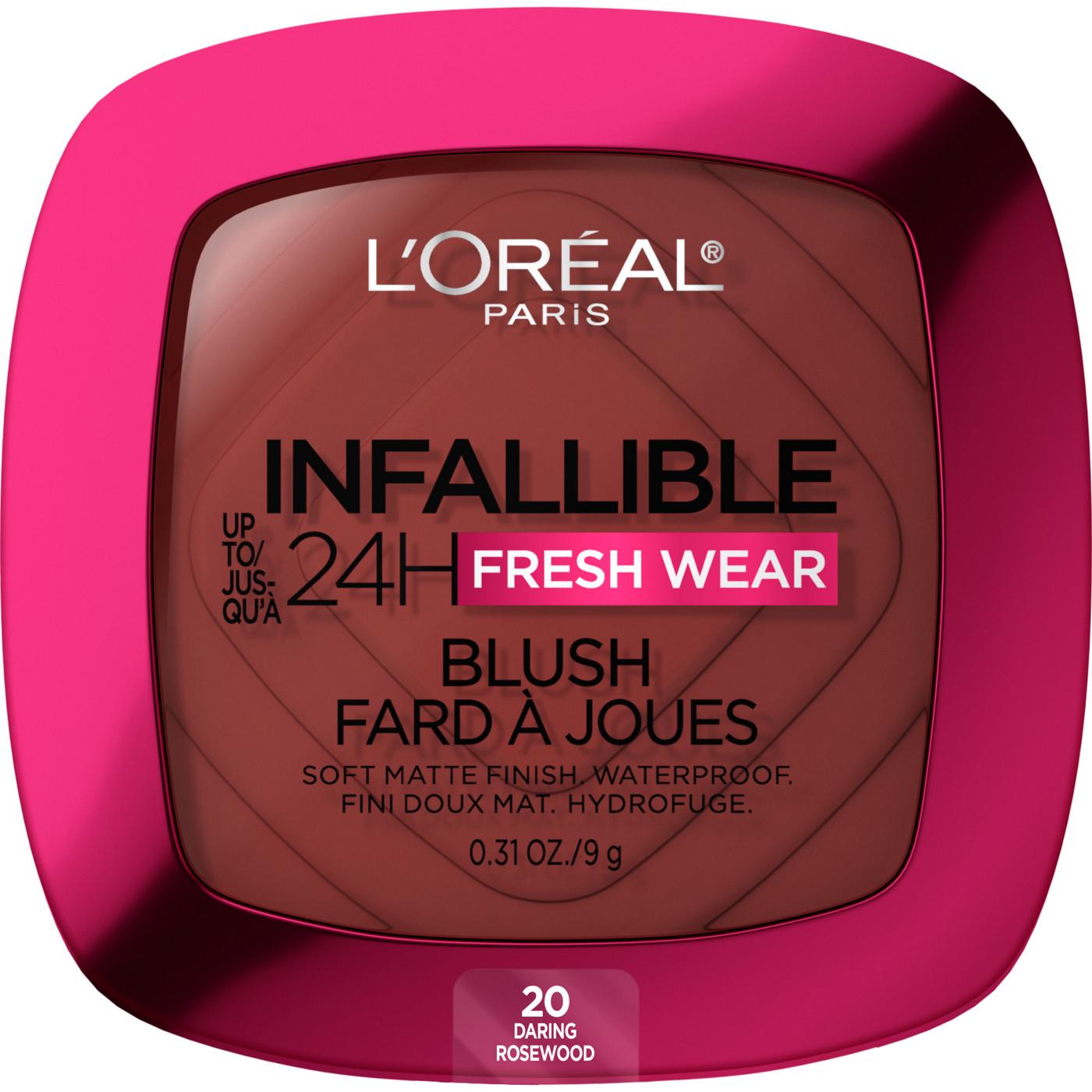 L'Oréal Paris Infallible 24H Fresh Wear Soft Matte Blush - Daring Rosewood; image 1 of 3