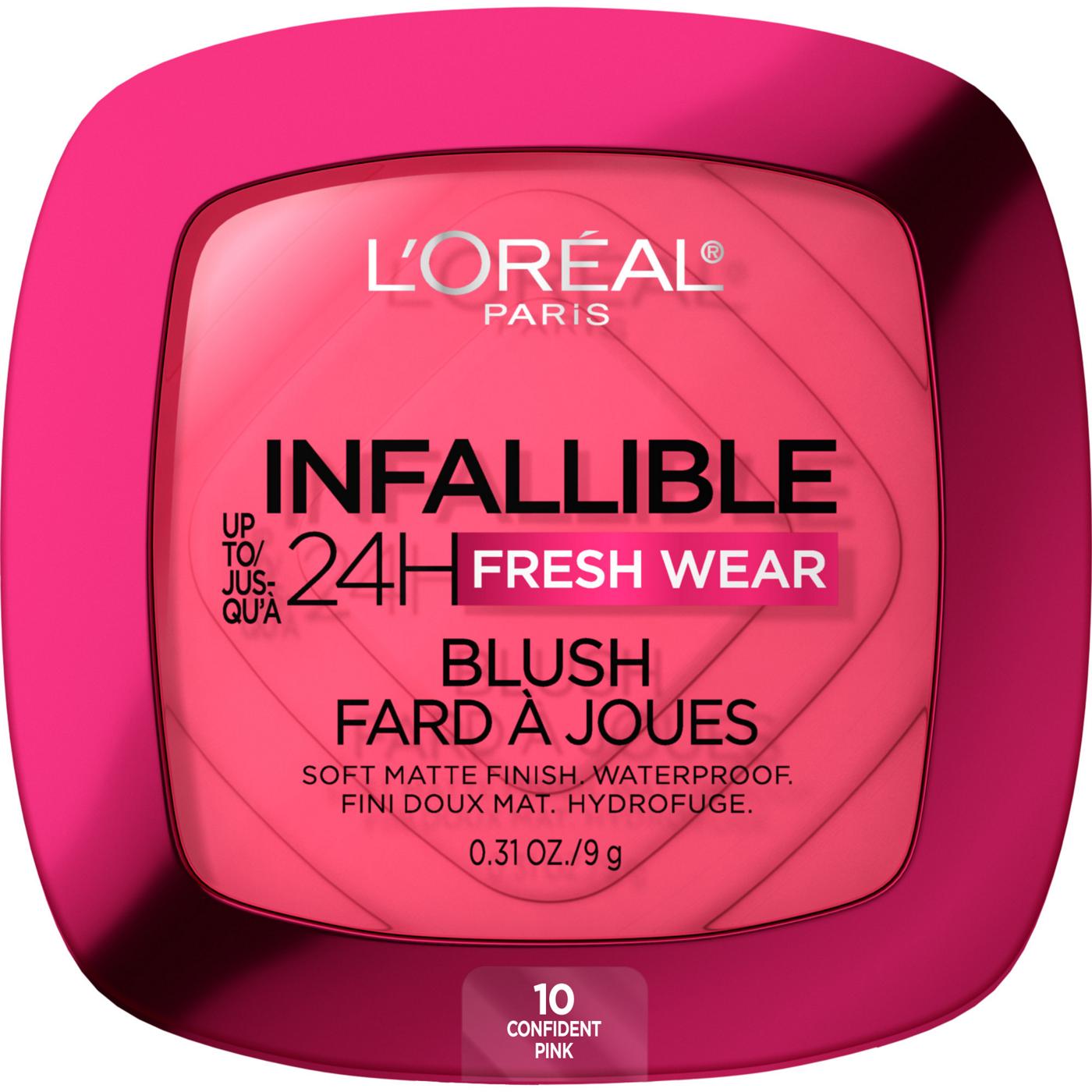 L'Oréal Paris Infallible 24H Fresh Wear Soft Matte Blush - Confident Pink; image 1 of 3