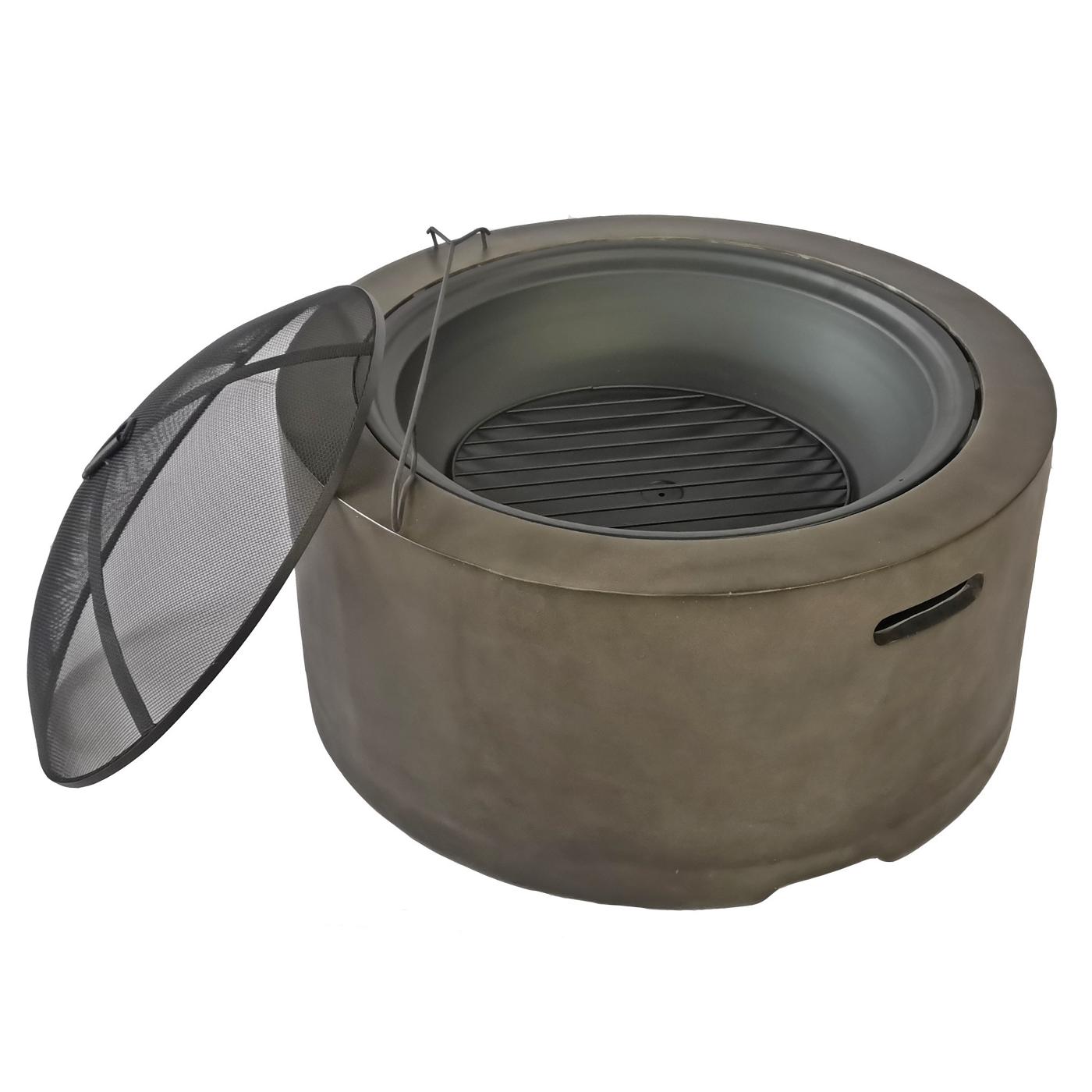 Outdoor Solutions Wood Burning Steel Round Fire Pit; image 1 of 2