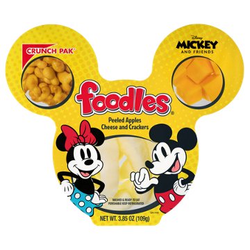 Crunch Pak Disney Foodles Snack Pack - Apples, Crackers & Cheese
