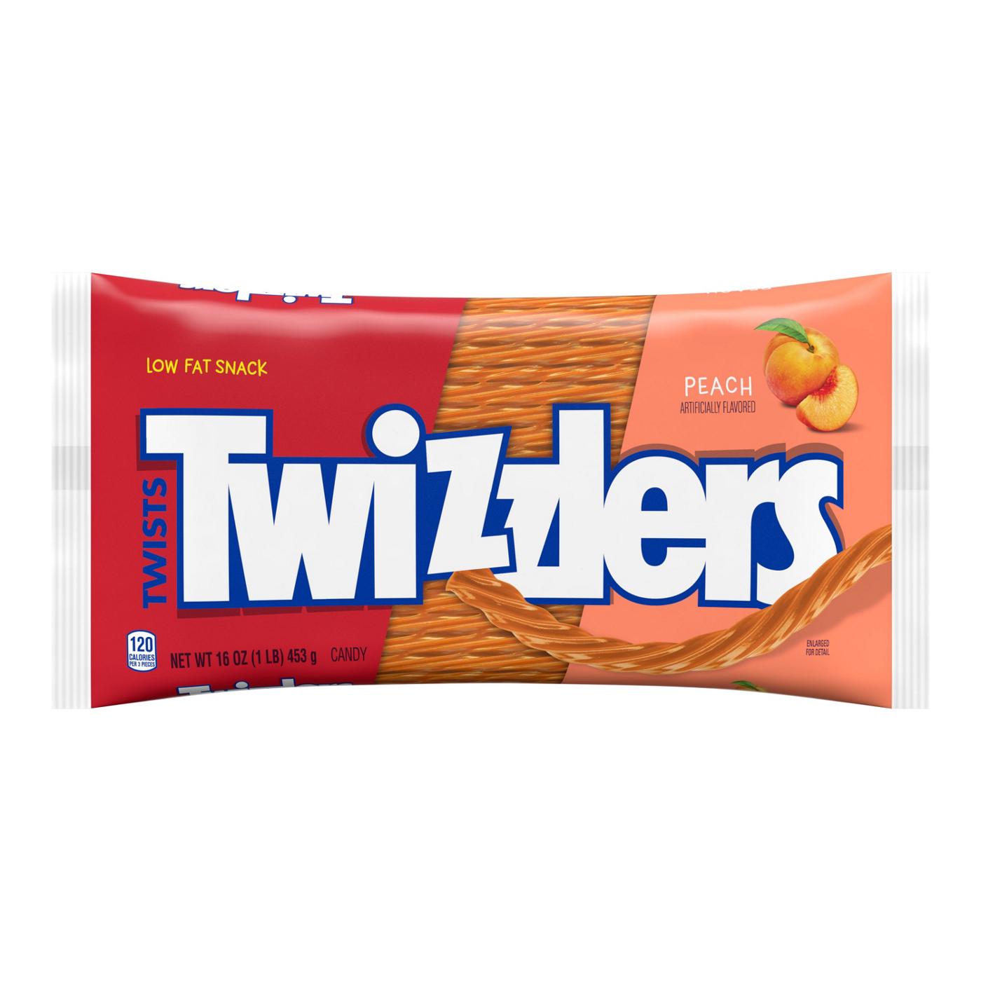 Twizzlers Twists Peach Flavor Candy; image 1 of 2