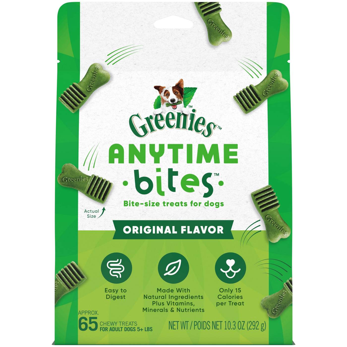 GREENIES Anytime Bites Dental Care Dog Treats - Original Flavor; image 1 of 3