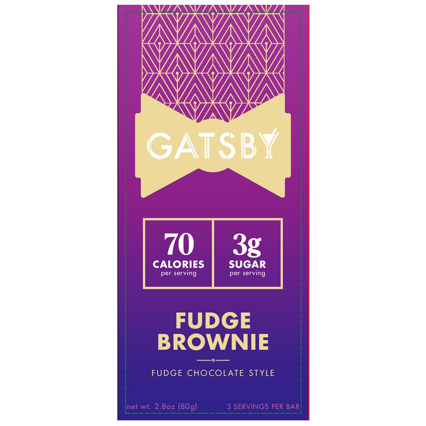 Gatsby Chocolate Fudge Brownie Bar - 2.8 oz