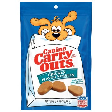 Canine Carry Outs Chicken Flavor Nuggets Dog Treats, 4.5 oz
