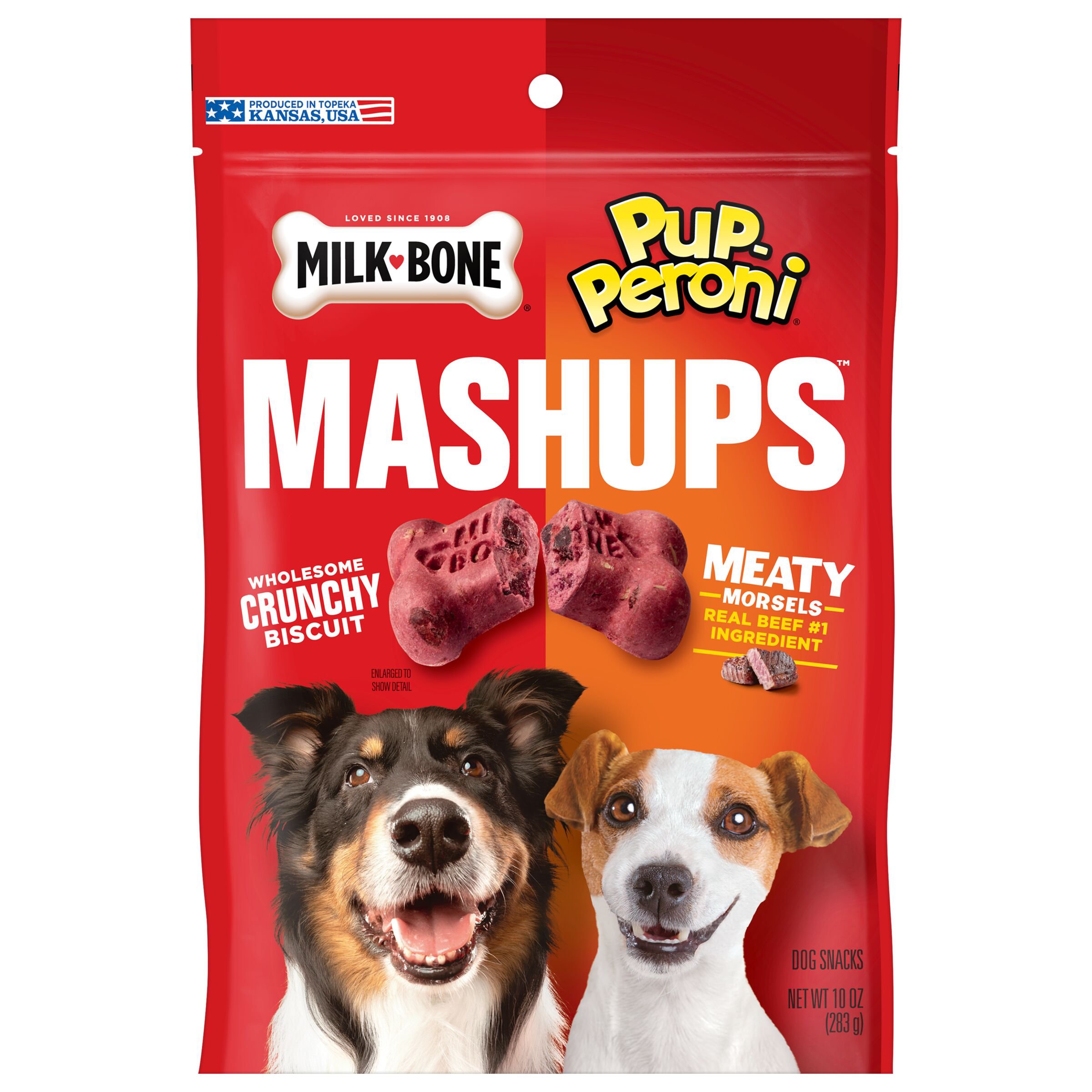 MilkBone PupPeroni Mashups Beef Dog Biscuits Shop Biscuits at HEB