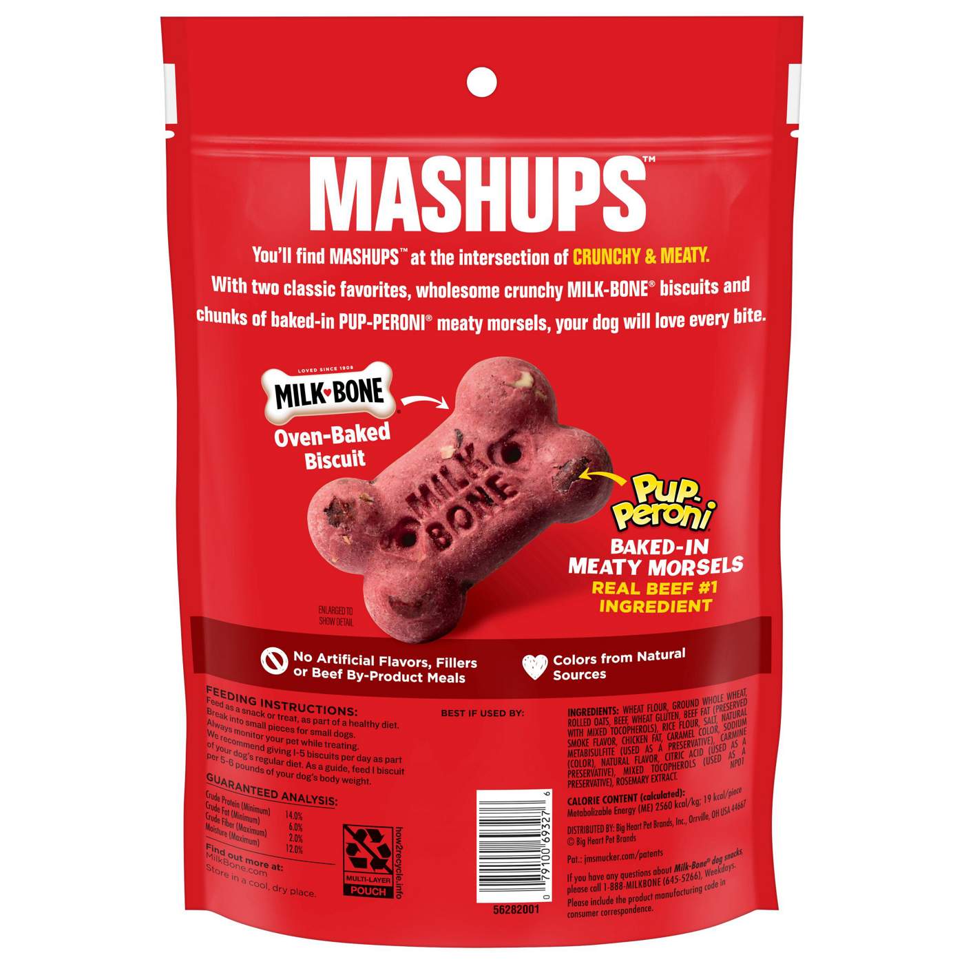 MilkBone Pup-Peroni Mashups Beef Dog Biscuits; image 2 of 2
