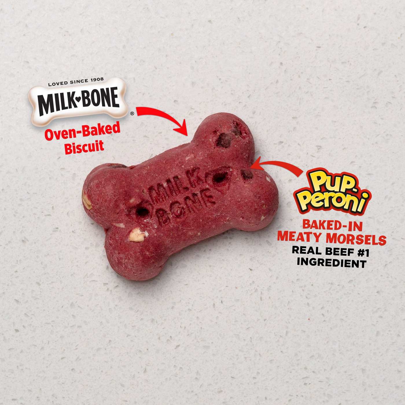 MilkBone Pup-Peroni Mashups Beef Dog Biscuits; image 3 of 8