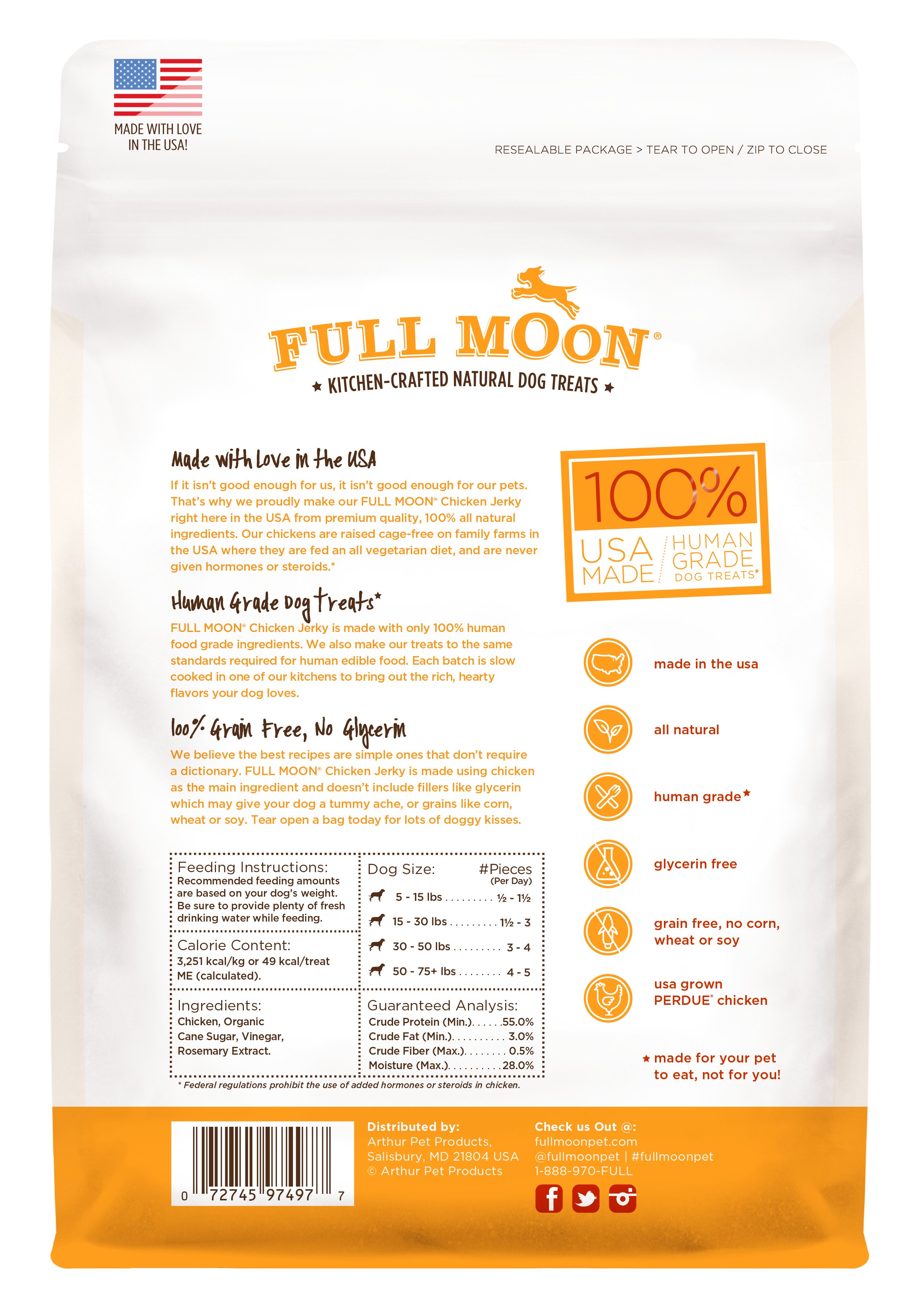 Full moon dog clearance jerky