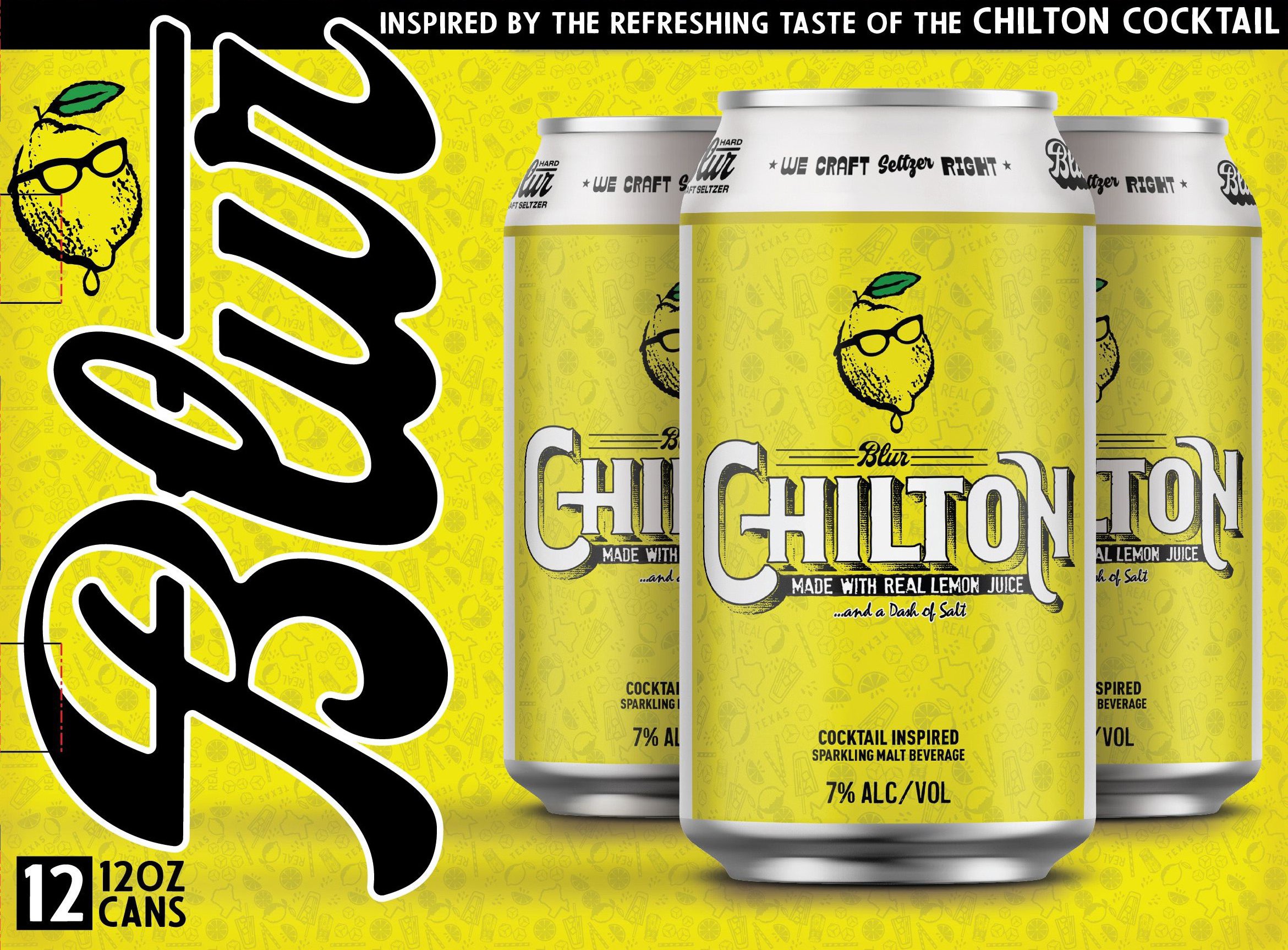 Tupps Brewery Blur Chilton Hard Seltzer 12 pk Cans, 12 oz