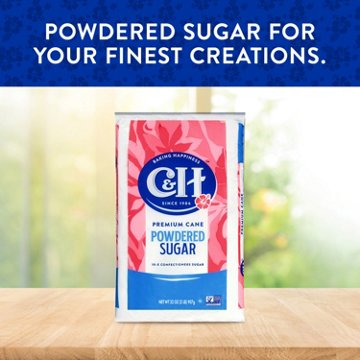 C&H Premium Cane Powdered Sugar, 2 lbs