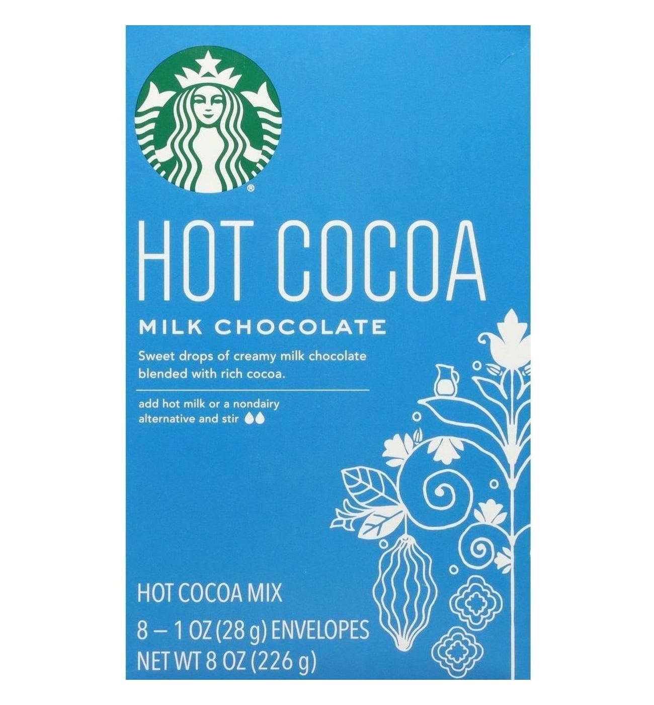 Starbucks Milk Chocolate Hot Cocoa Mix; image 1 of 9