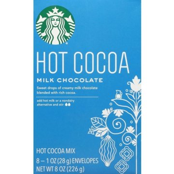 Starbucks Milk Chocolate Hot Cocoa Mix, 8 ct