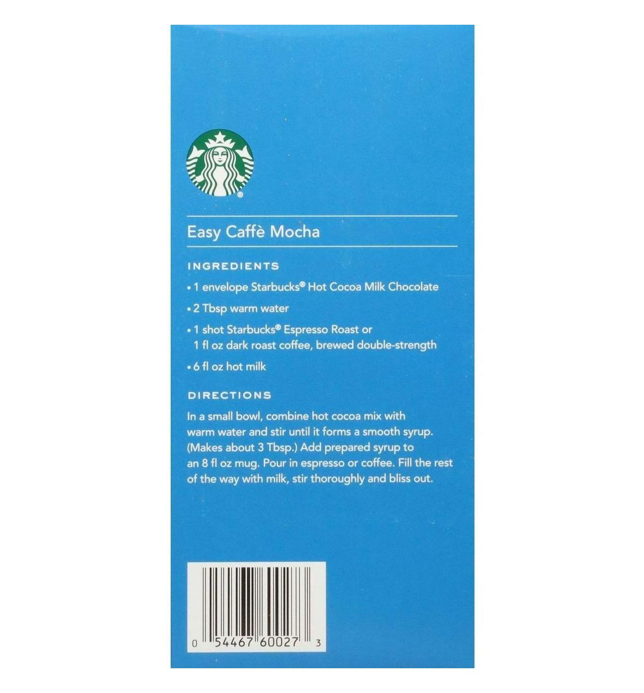 Starbucks Milk Chocolate Hot Cocoa Mix; image 9 of 9