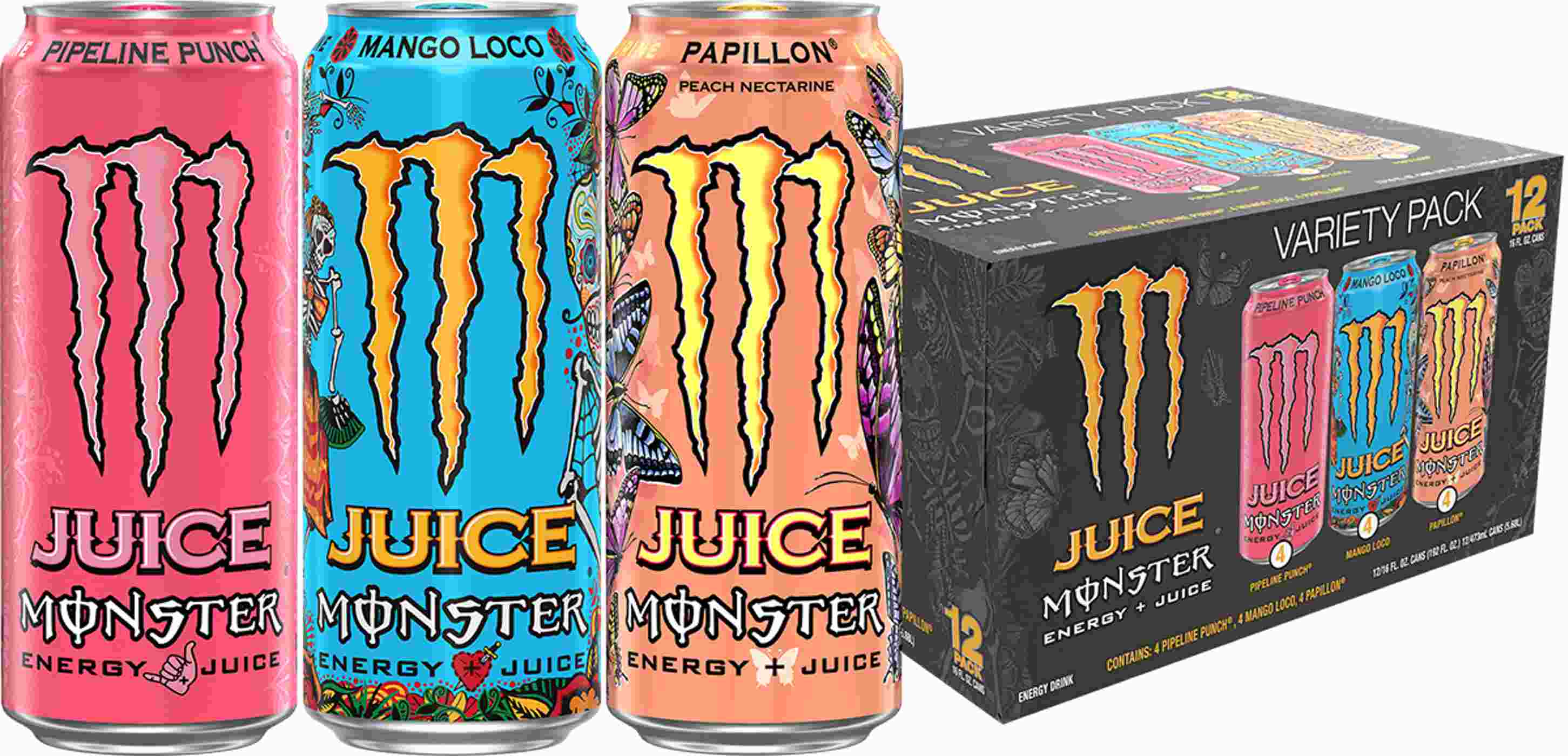 Monster Energy Juice Variety Pack 16 oz Cans Shop Sports & energy