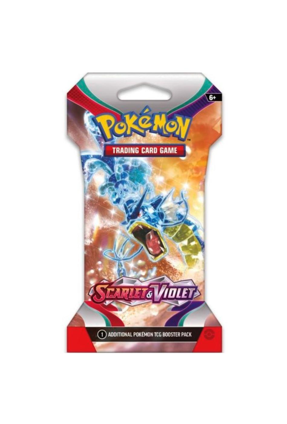 Pokemon Scarlet & Violet Sleeved Booster Pack Trading Card Game; image 1 of 6