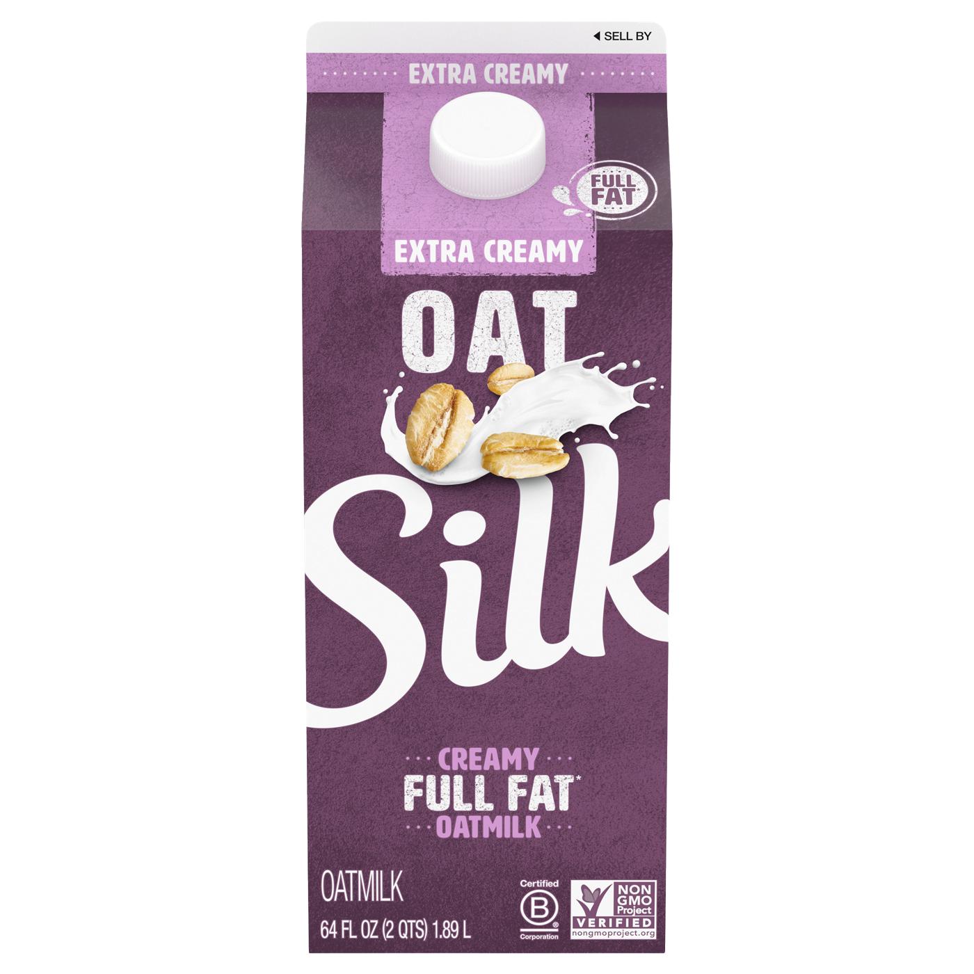 Silk Full Fat Extra Creamy Oat Milk; image 1 of 4
