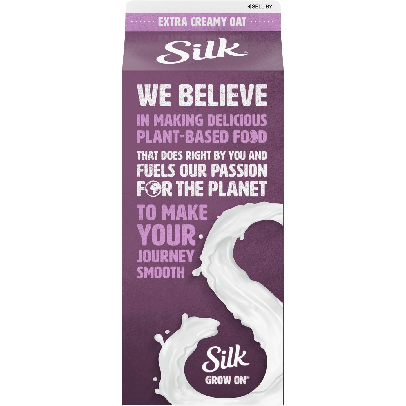 Silk Full Fat Extra Creamy Oat Milk; image 2 of 4