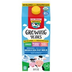 Horizon Organic 1% Lowfat Uht Dha Omega-3 Vanilla Milk 8 oz Boxes