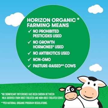 Horizon Organic Growing Years 2% Reduced Fat Prebiotics DHA Choline Milk, 59 oz