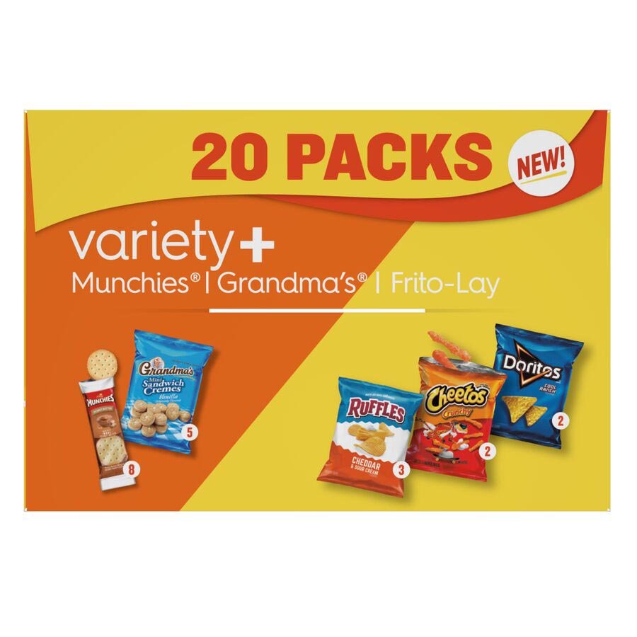 Frito Lay Munchies Variety Pack Chips Shop Crackers & breadsticks at