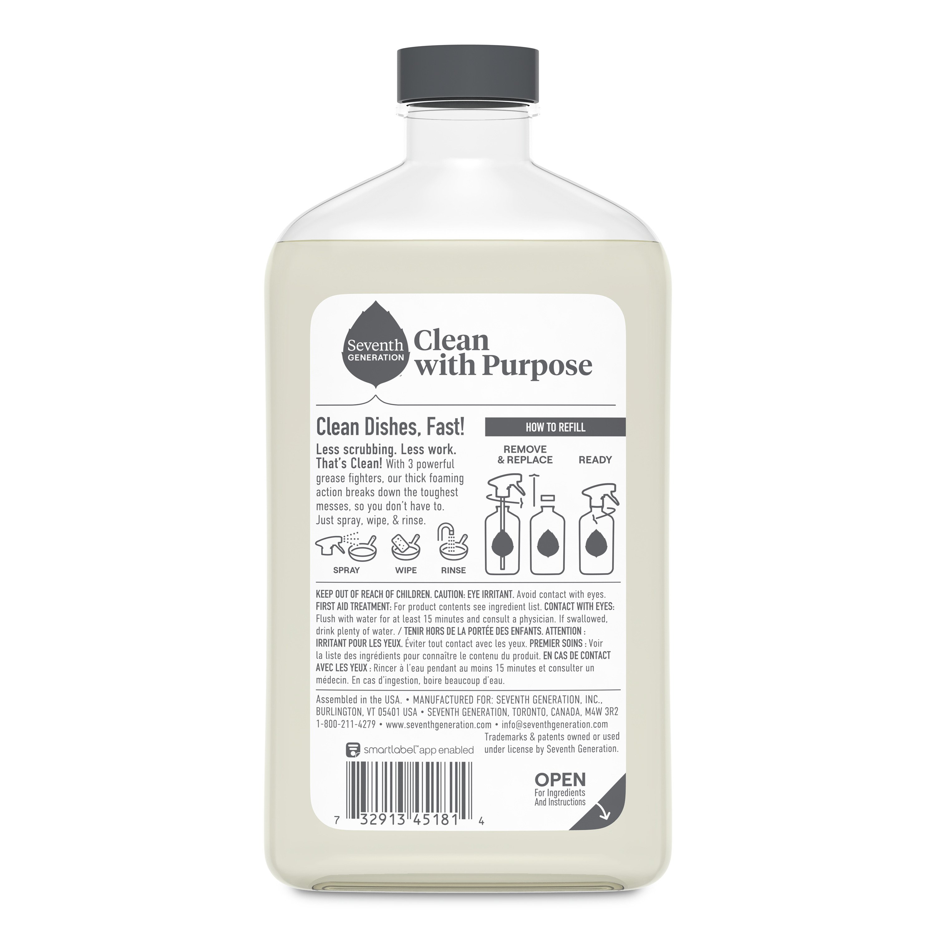 Dawn Platinum Powerwash Lemon Scent Dish Spray - Shop Dish Soap & Detergent  at H-E-B