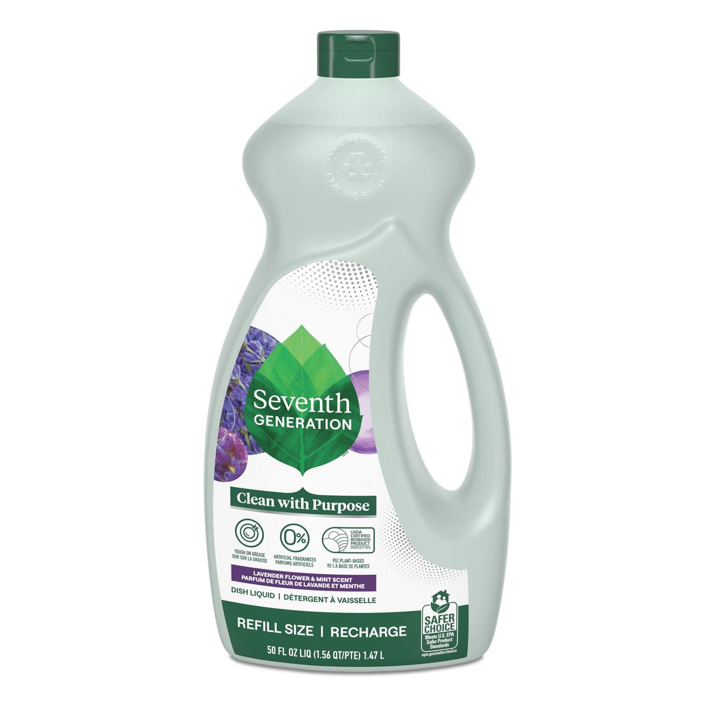 Seventh Generation Dishwashing Liquid Refill - Lavender & Mint; image 1 of 6