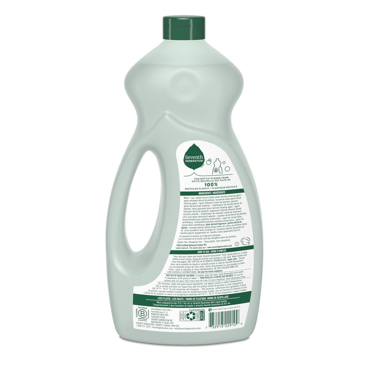 Seventh Generation Dishwashing Liquid Refill - Lavender & Mint; image 2 of 6