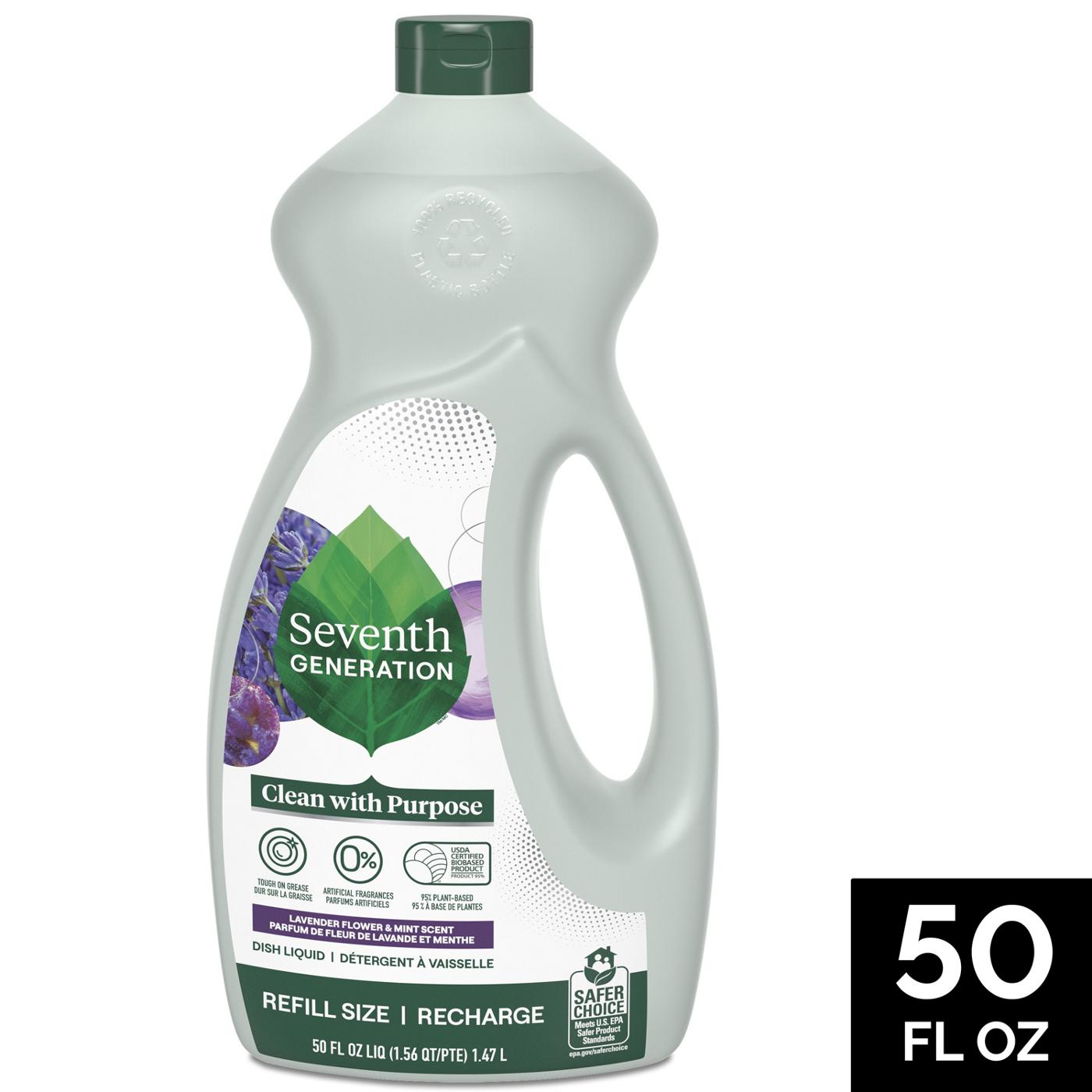 Seventh Generation Dishwashing Liquid Refill - Lavender & Mint; image 3 of 6