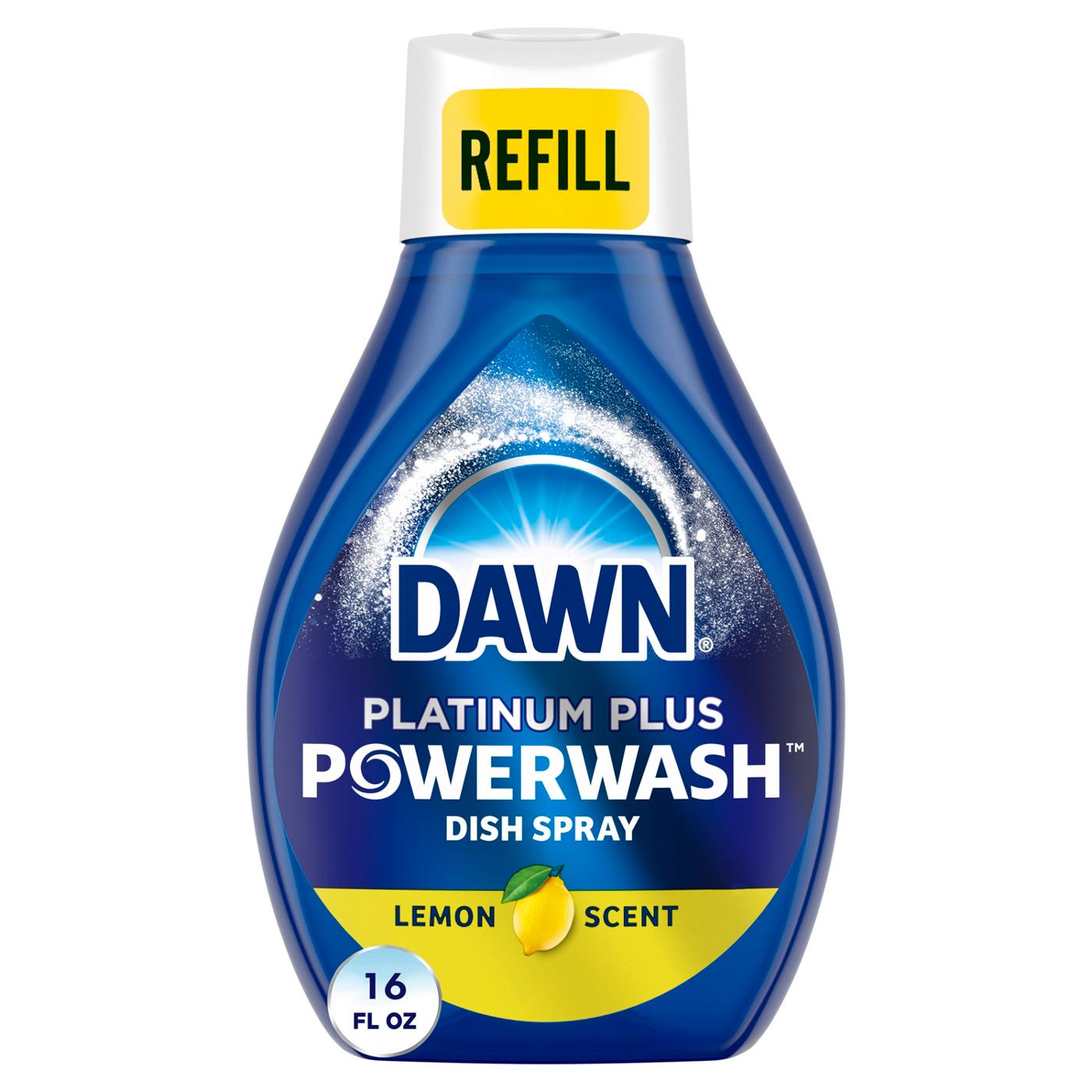 Dawn Powerwash Lemon Dish Spray, Liquid Dish Soap Starter Kit, 16 Fl Oz