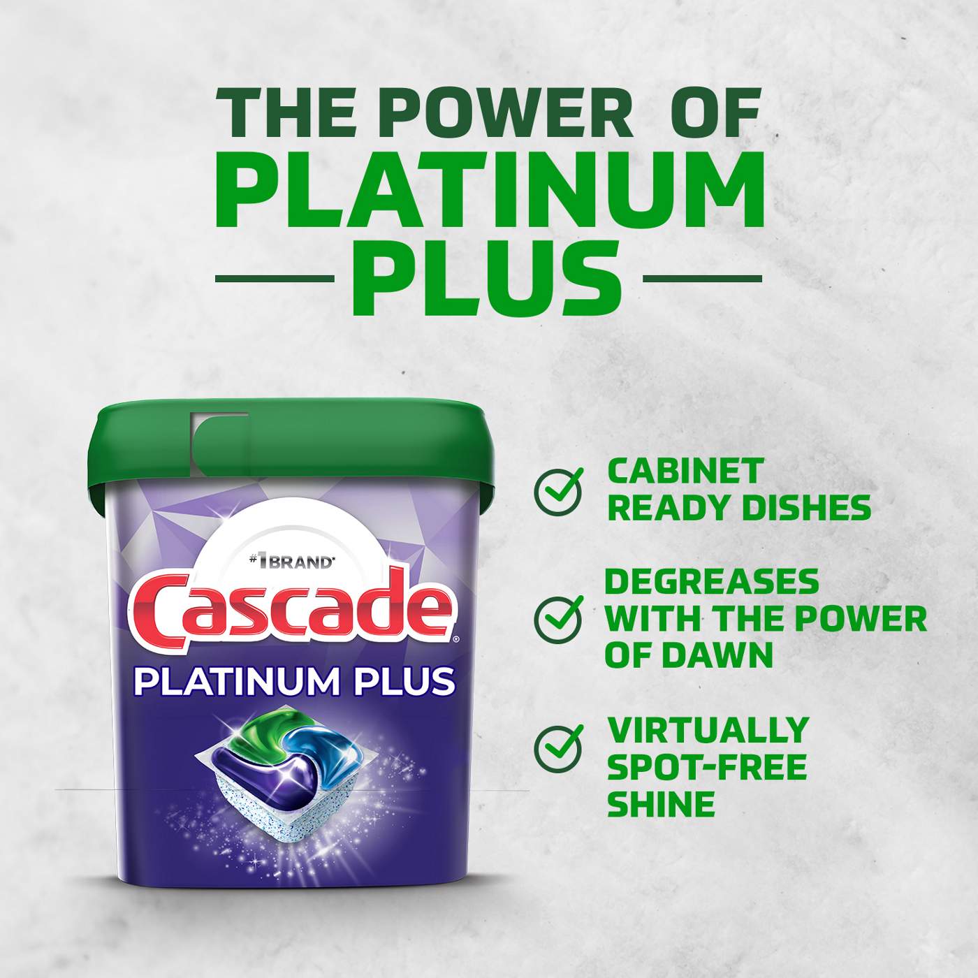 Cascade Platinum Plus Fresh Scent Dishwasher Detergent ActionPacs