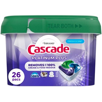 Cascade Platinum Plus Dawn Dishwasher Pods - Fresh Scent