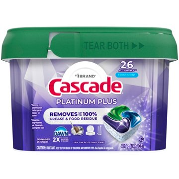 Cascade Platinum Plus Dawn Dishwasher Pods - Fresh Scent