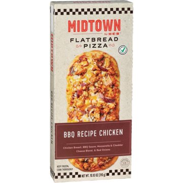 Midtown by H-E-B Frozen Flatbread Pizza - BBQ Chicken, 10.9 oz