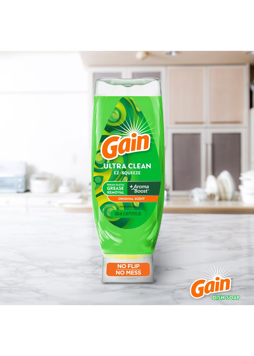 Gain Ultra Clean Ez-Squeeze Original Scent Liquid Dish Soap; image 5 of 7