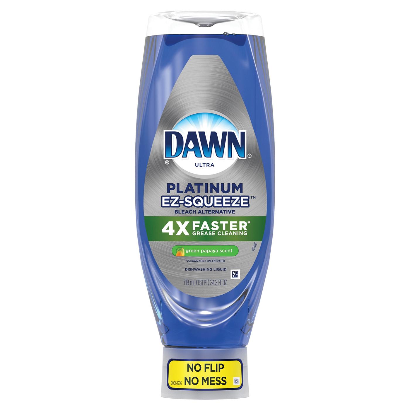 Dawn Platinum EzSqueeze Bleach Alternative Green Papaya Scent Liquid