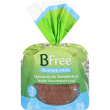 BFree Homestyle White Sourdough Sliced Bread, 14.1 oz