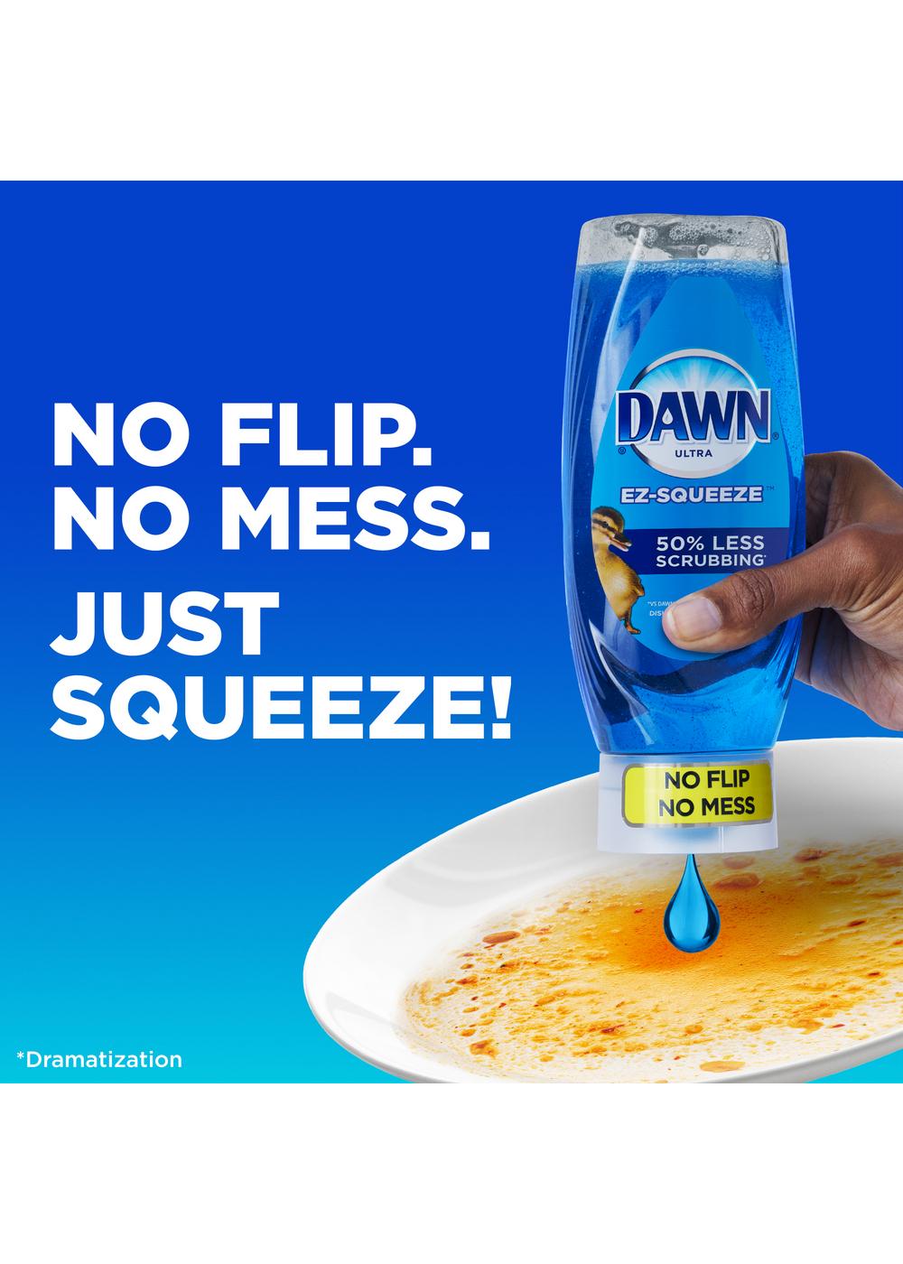 Dawn Gentle Clean EzSqueeze Pomegranate & Rose Water Scent Liquid Dish