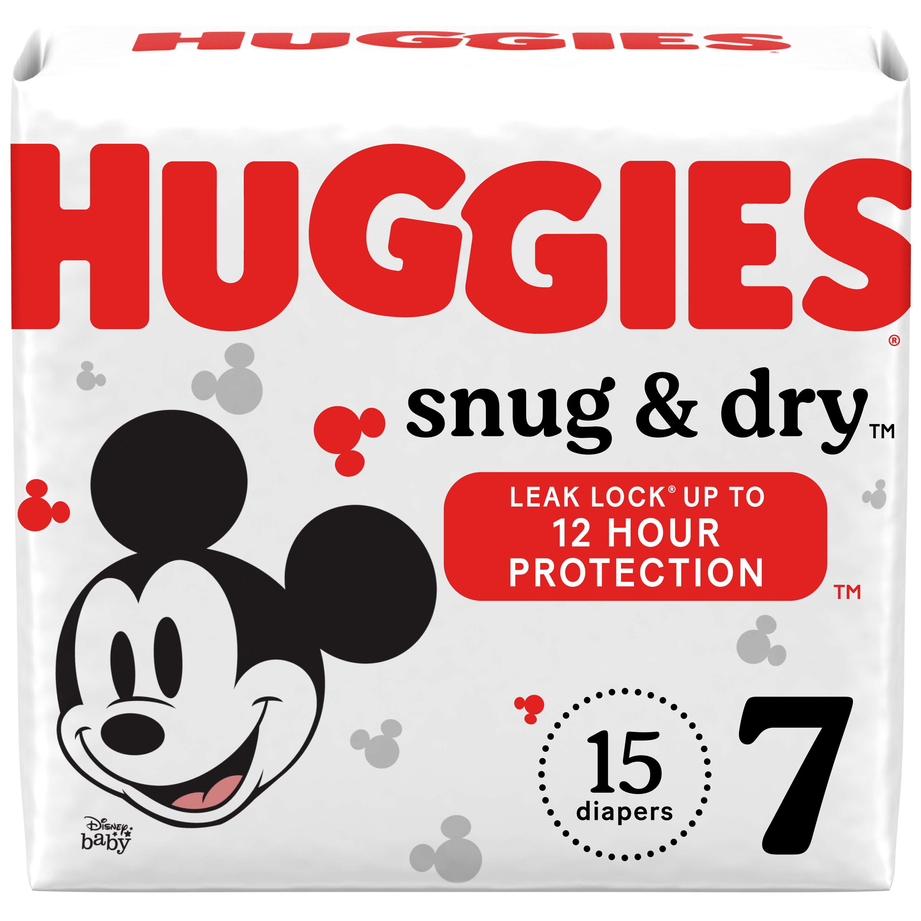 HUGGIES OverNites Diapers, Size 6, 15 ct., Overnight Diapers  (Packaging May Vary) : Baby