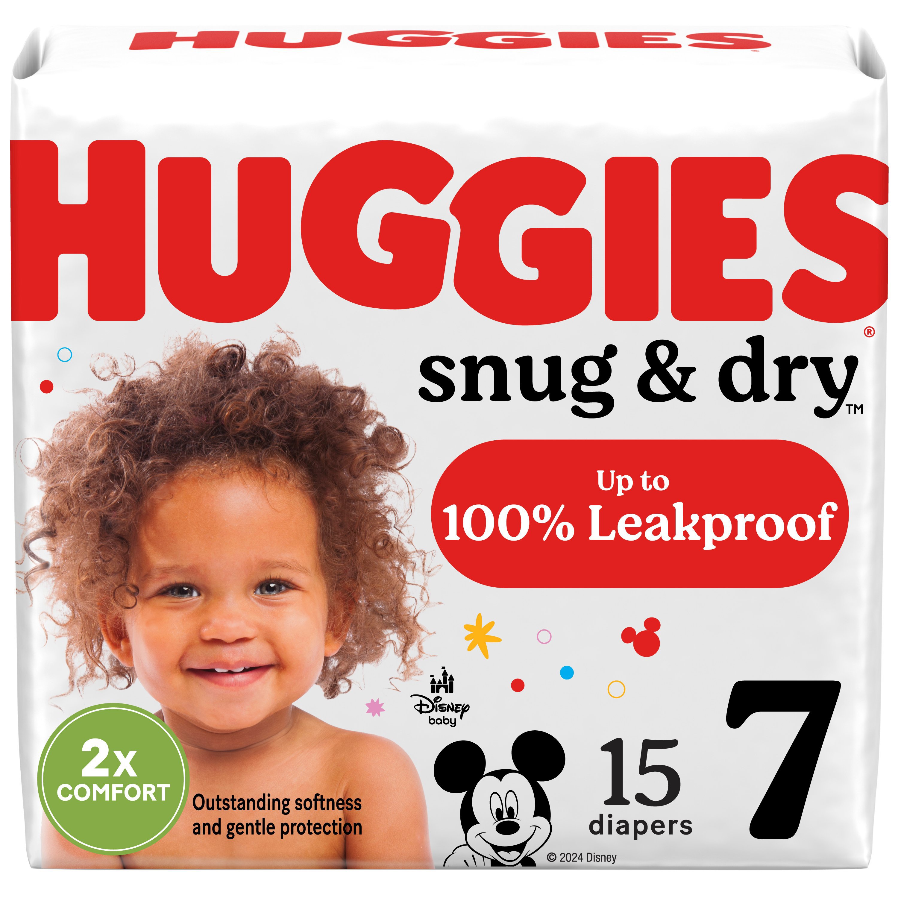  HUGGIES OverNites Diapers, Size 6, 15 ct., Overnight Diapers  (Packaging May Vary) : Baby