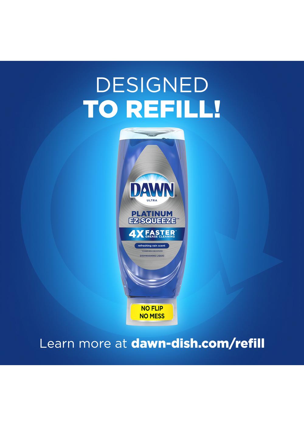 Dawn Platinum Ez-Squeeze Refreshing Rain Scent Liquid Dish Soap; image 2 of 4