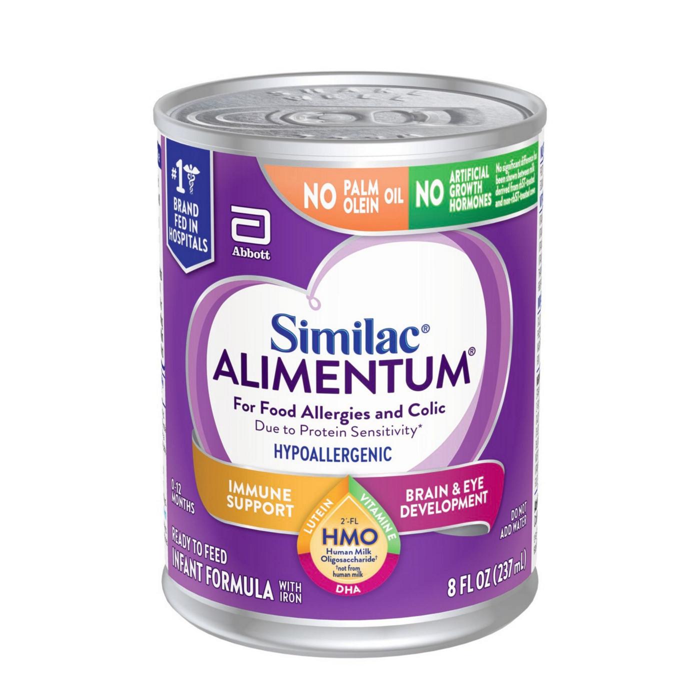 Similac Similac Alimentum Ready-to-Feed Baby Formula, 8-fl-oz Can; image 4 of 13