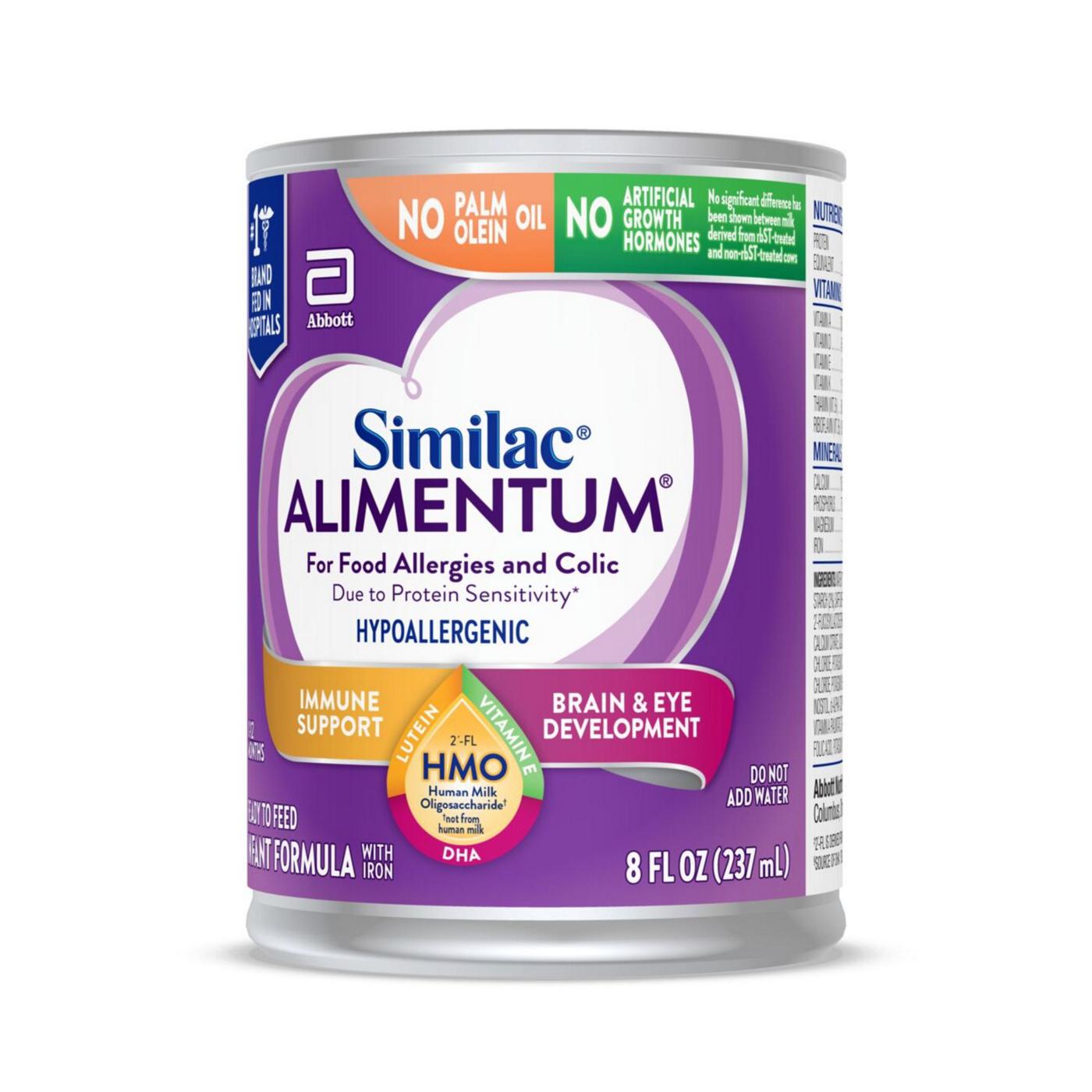 Similac Similac Alimentum Ready-to-Feed Baby Formula, 8-fl-oz Can; image 8 of 13