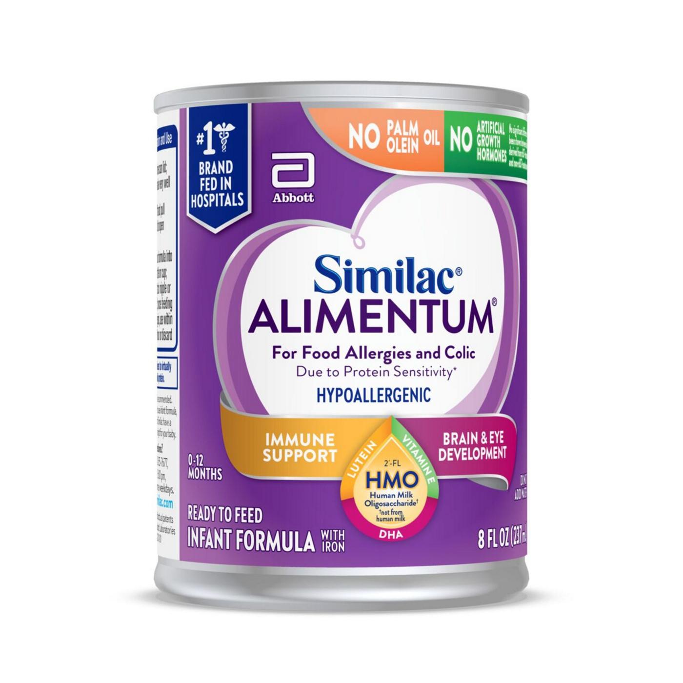 Similac Similac Alimentum Ready-to-Feed Baby Formula, 8-fl-oz Can; image 10 of 13