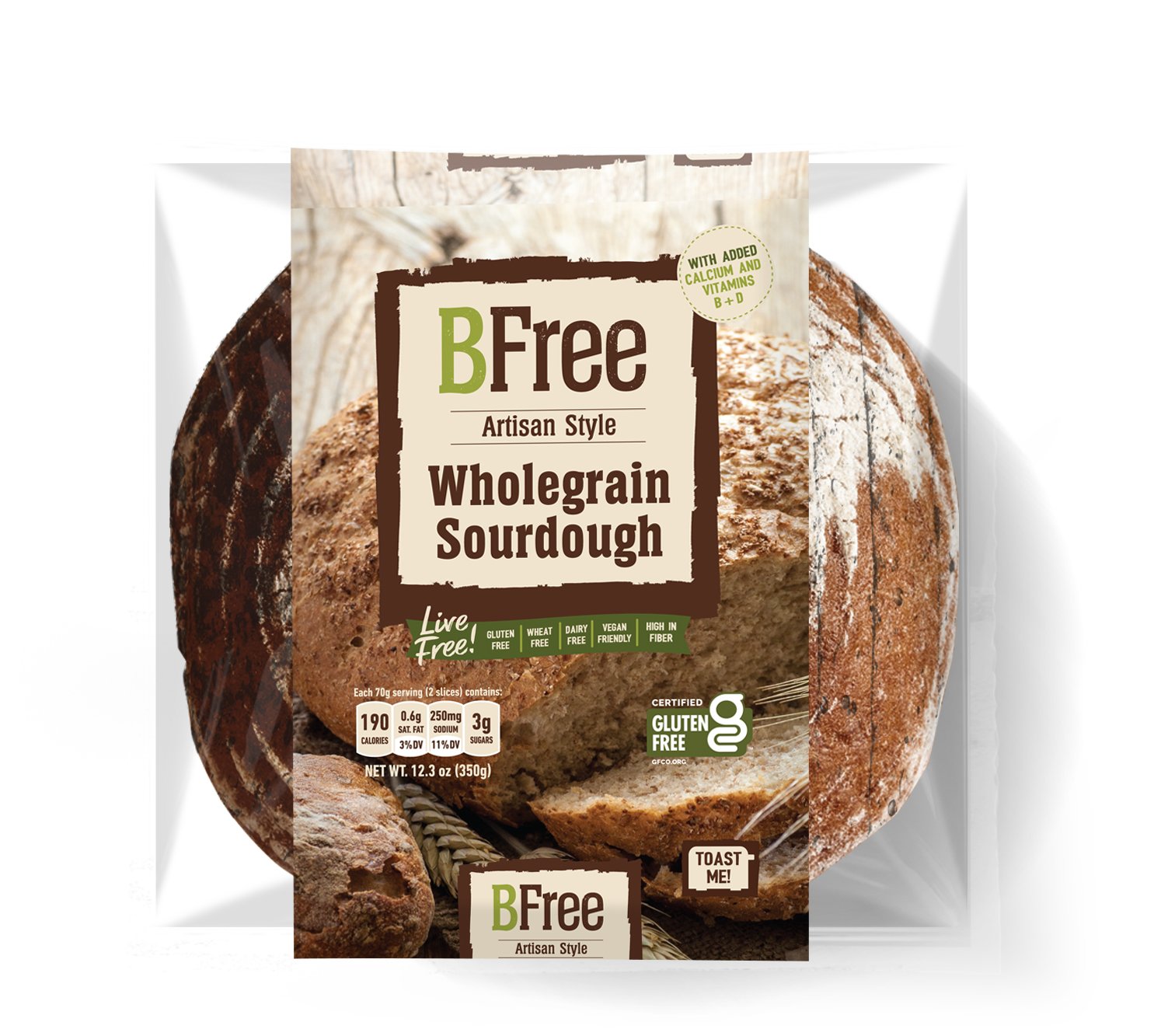 Bfree Artisan Style Wholegrain Sourdough Shop Sliced bread at HEB