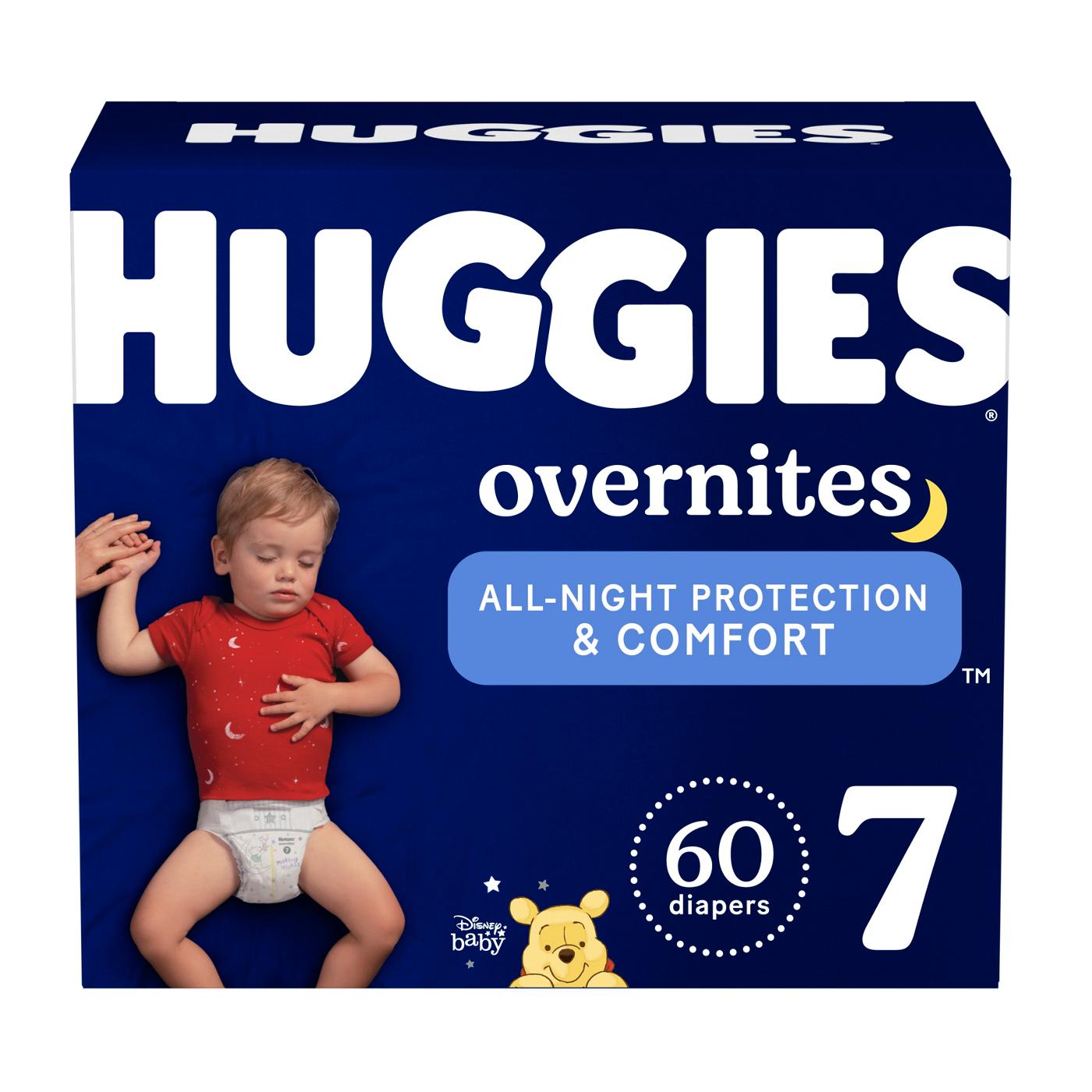 Huggies Overnites Nighttime Baby Diapers - Size 7; image 1 of 2