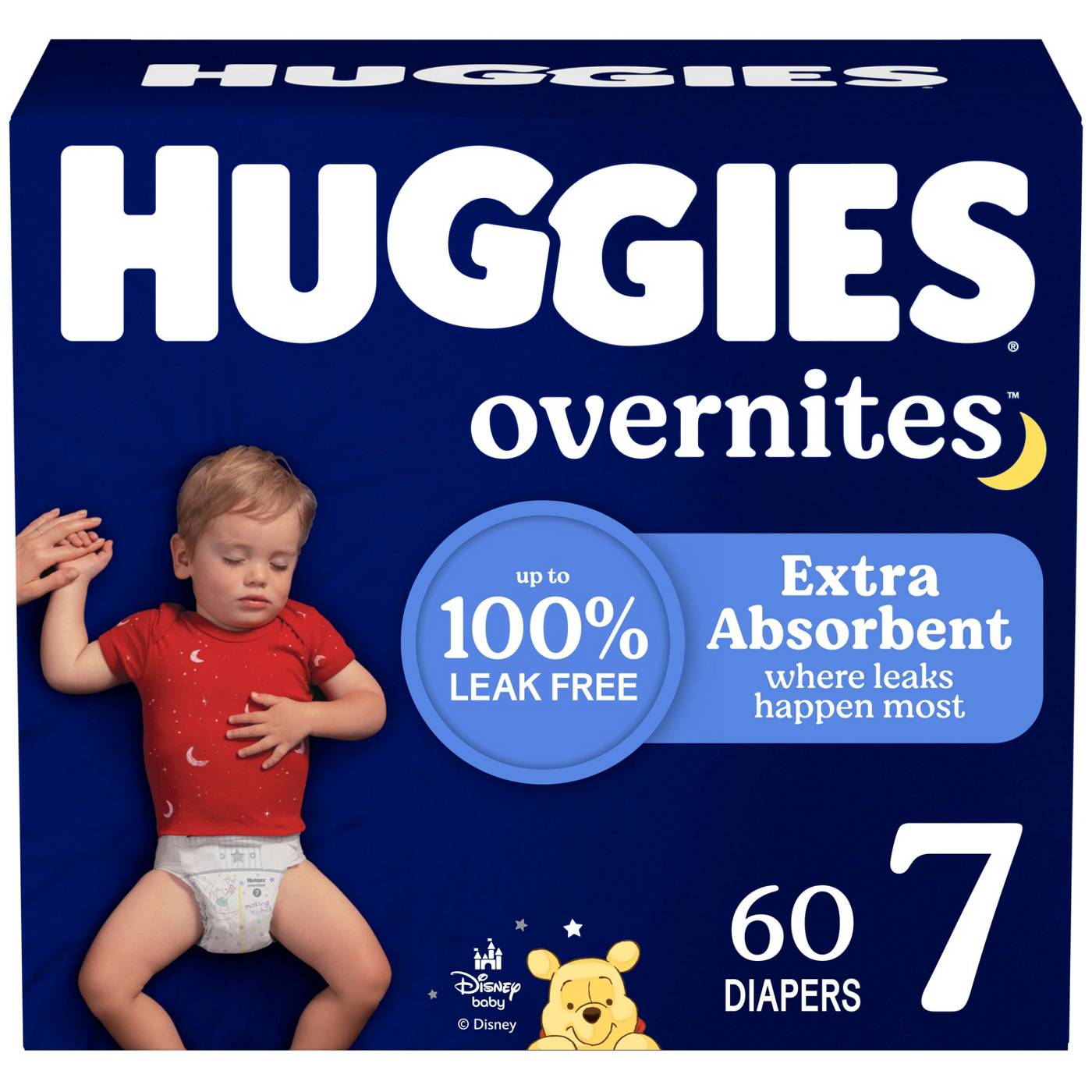 Huggies Overnites Nighttime Baby Diapers - Size 7; image 1 of 7