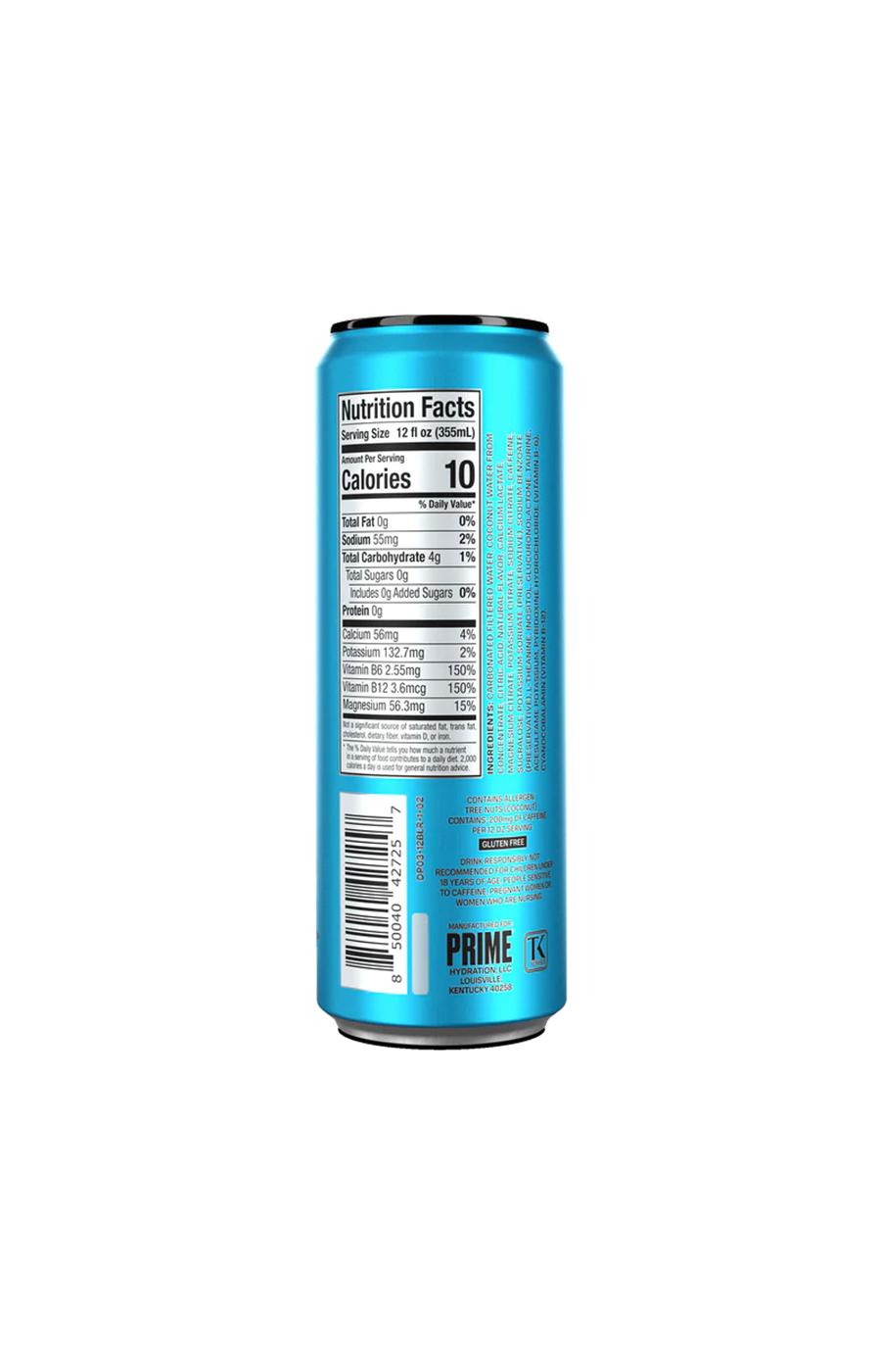 Prime Energy Blue Raspberry Can; image 2 of 2