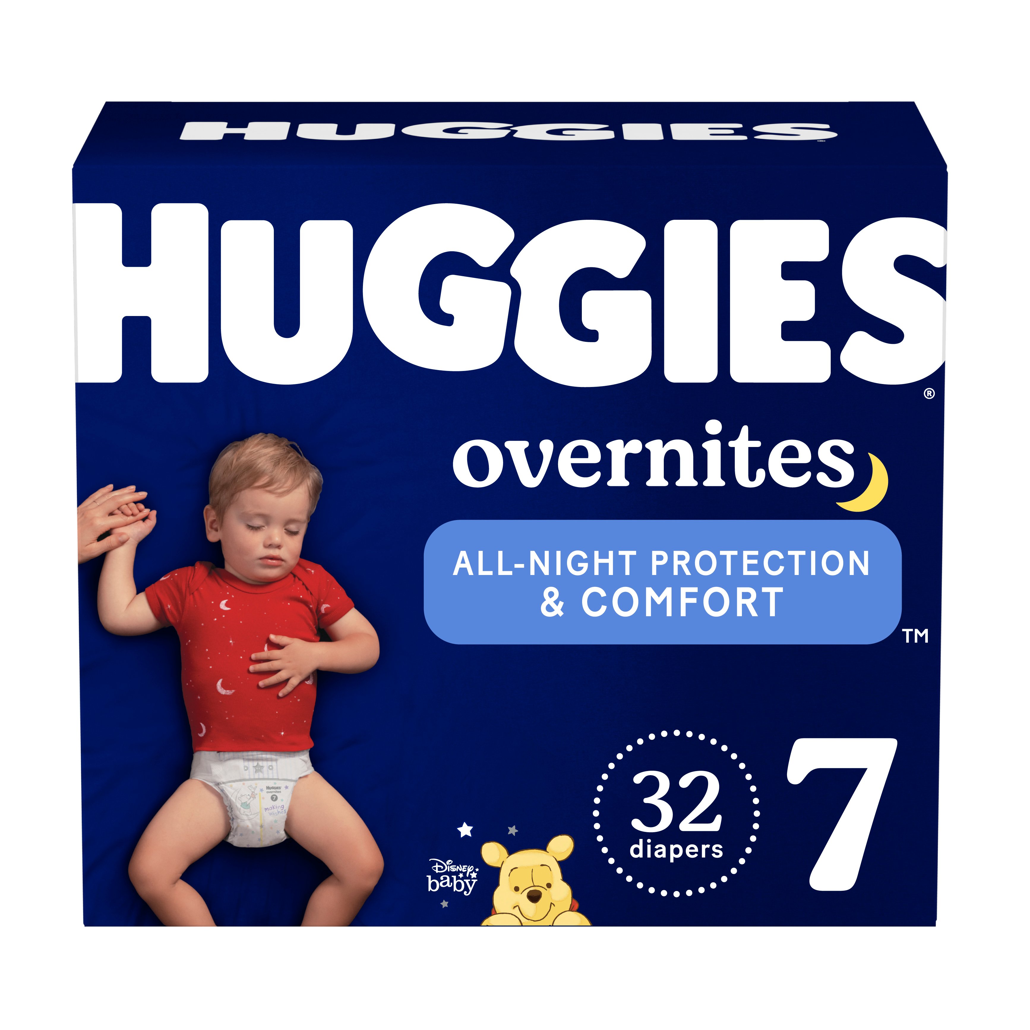 Huggies Overnites Nighttime Baby Diapers Size 7 Shop Diapers at HEB